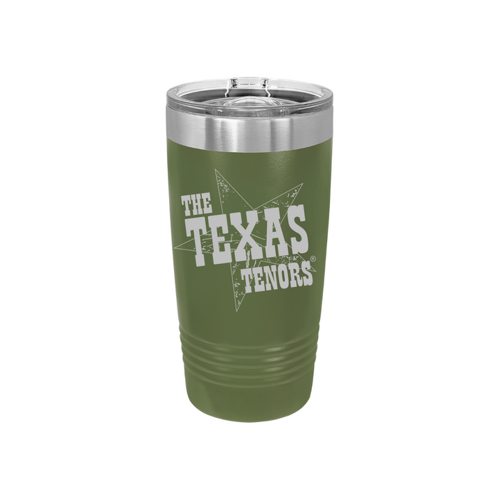 Personalized Texas Tenors 20 oz Stainless Steel Tumbler, Polar Camel
