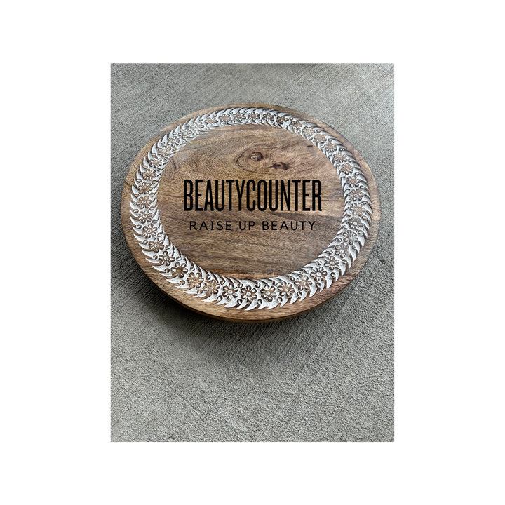 Personalized Beautycounter Lazy Susan Tray - 16" Diameter