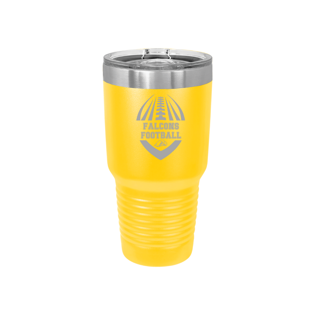 Personalized Olathe South Football 30 oz Stainless Steel Tumbler, Polar Camel