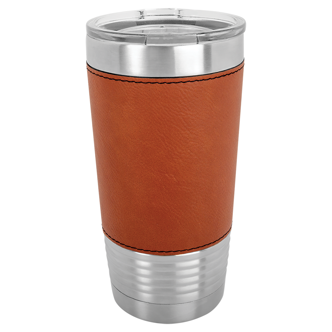 Personalized 20 oz Leatherette Tumbler, Polar Camel