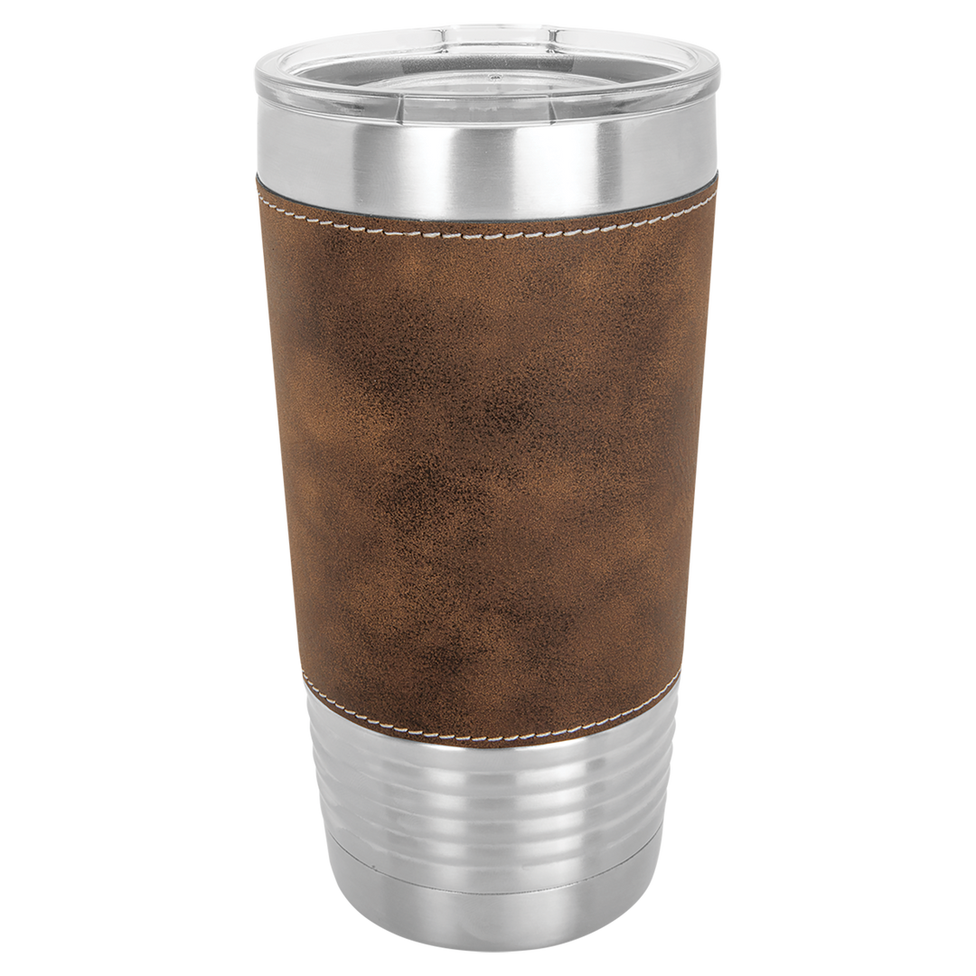 Personalized 20 oz Leatherette Tumbler, Polar Camel