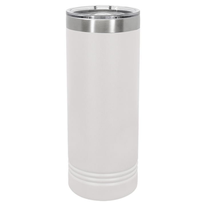 Personalized 22 oz Skinny Stainless Steel Tumbler,  Polar Camel