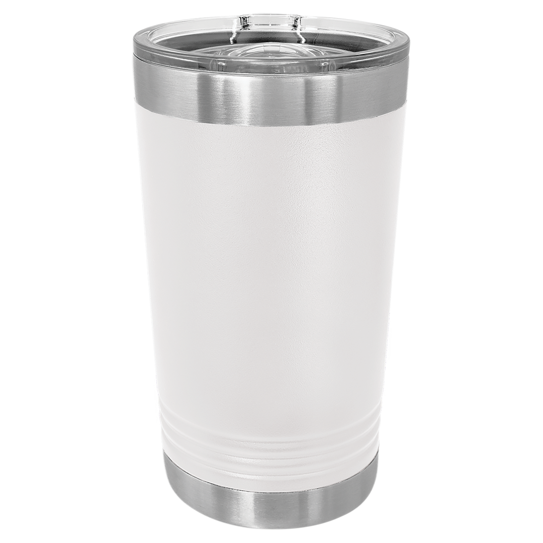 Personalized 16 oz Pint Stainless Steel Tumbler, Polar Camel