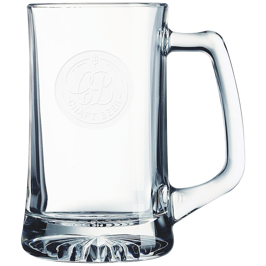 Personalized 25 oz Beer Mug Glass Handled, Polar Camel