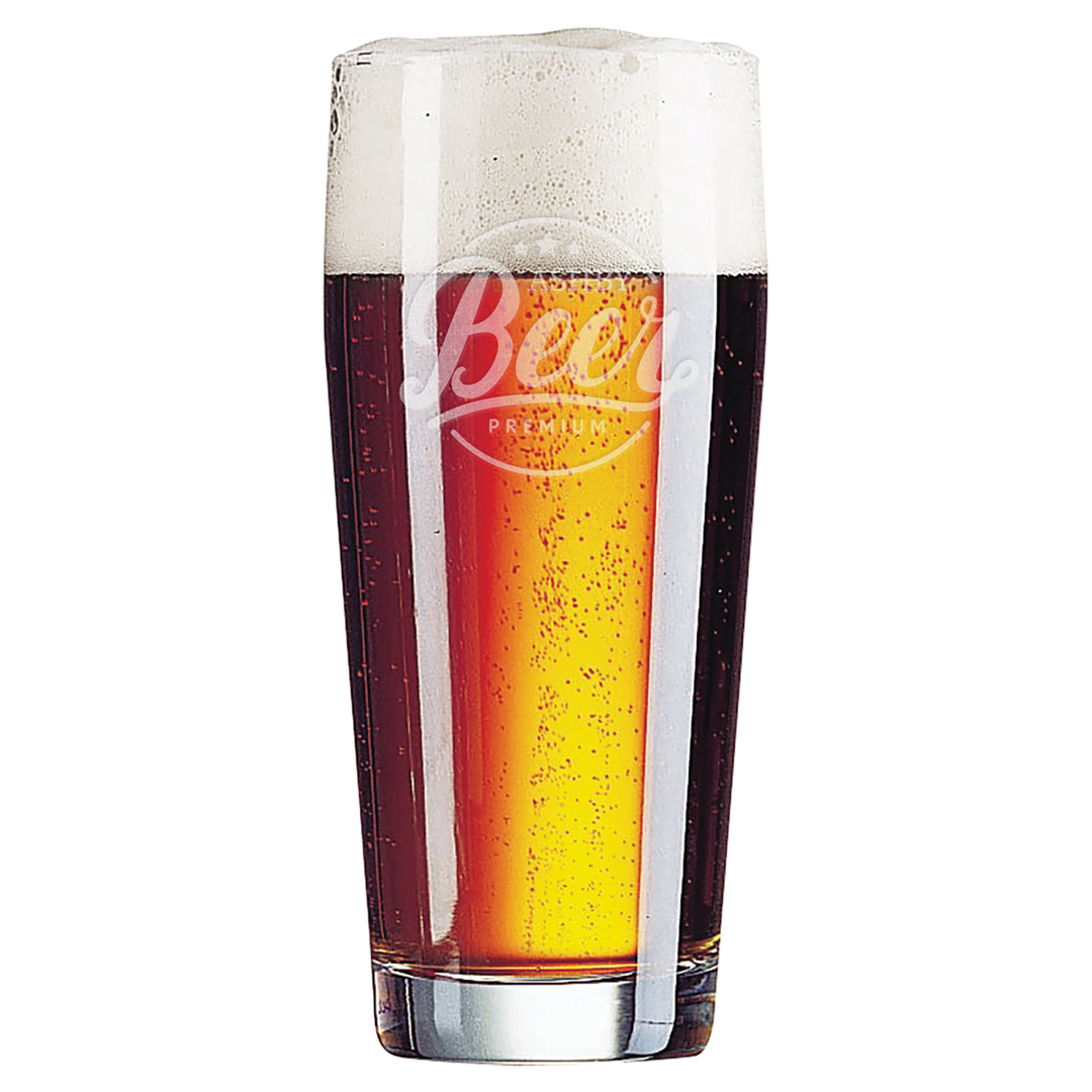 Personalized 16 oz Willi Becher Beer Glass, Polar Camel