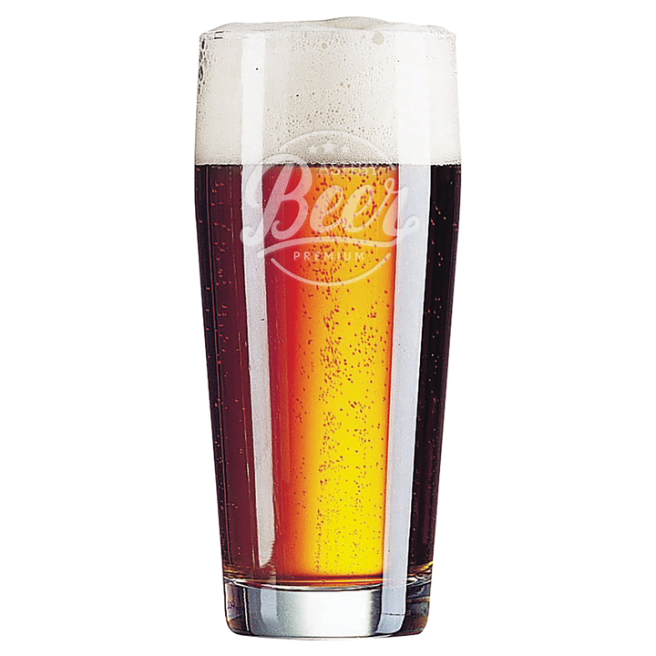 Personalized 16 oz Willi Becher Beer Glass, Polar Camel