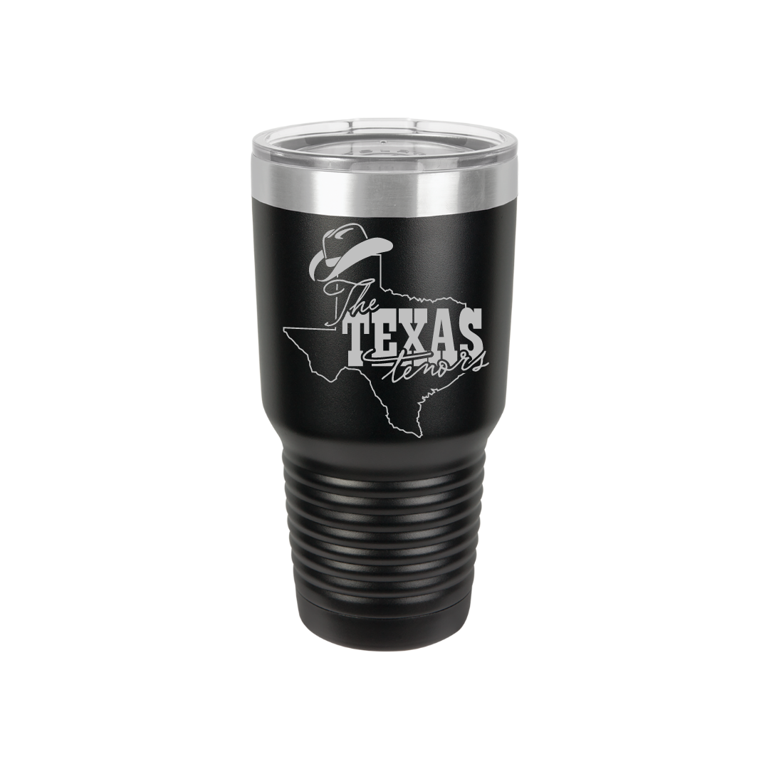 Personalized Texas Tenors 30 oz Stainless Steel Tumbler, Polar Camel