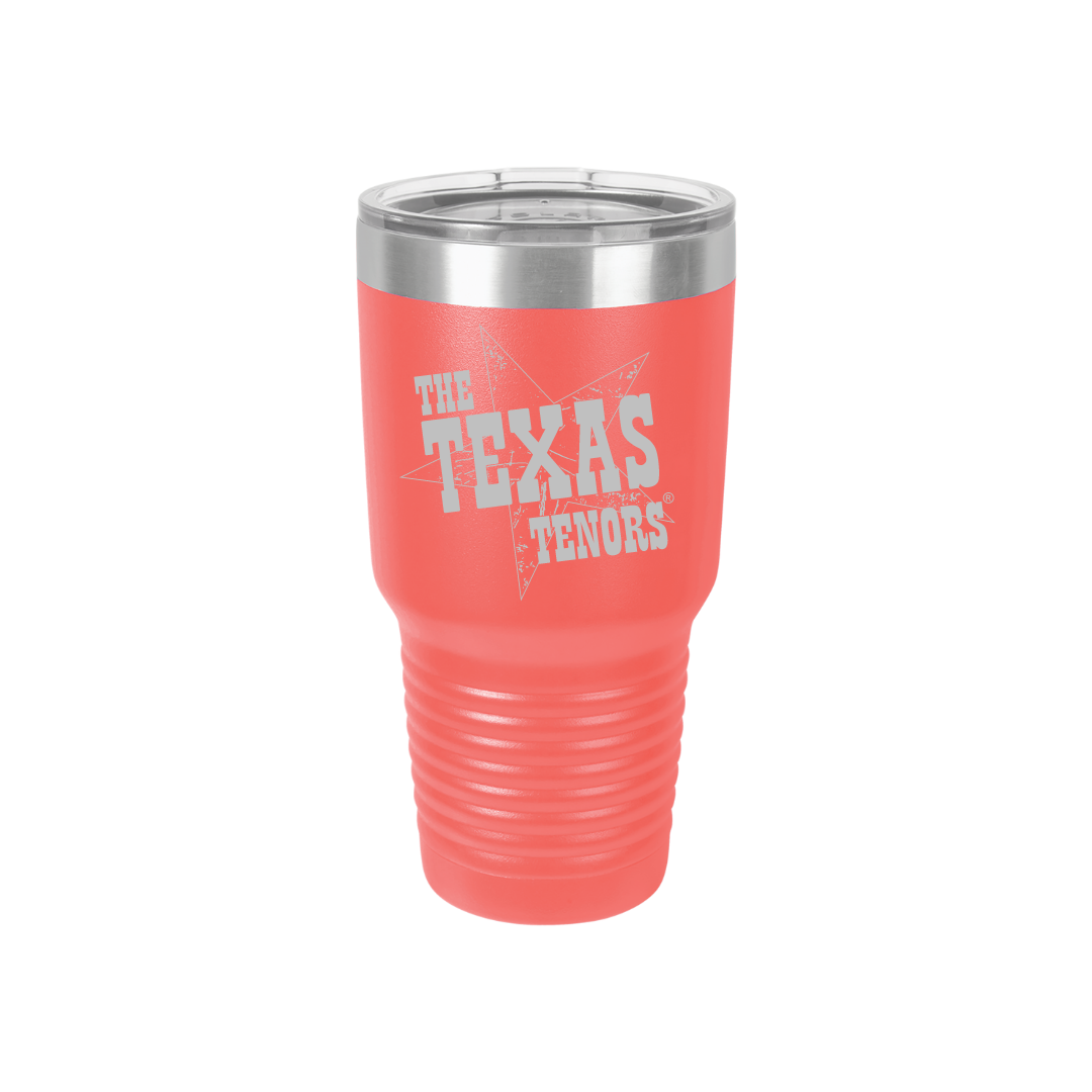 Personalized Texas Tenors 30 oz Stainless Steel Tumbler, Polar Camel