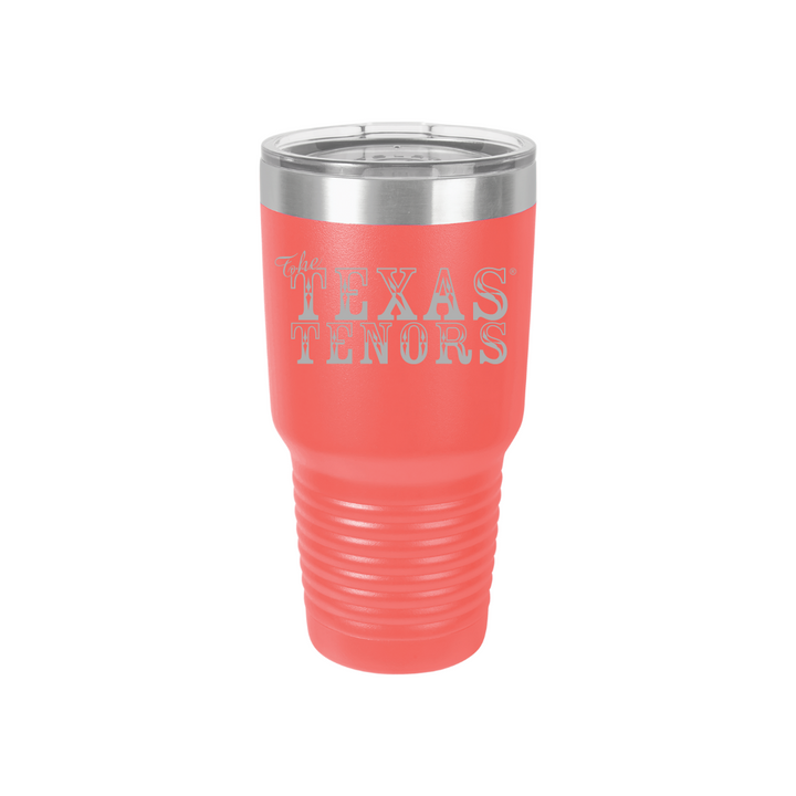 Personalized Texas Tenors 30 oz Stainless Steel Tumbler, Polar Camel