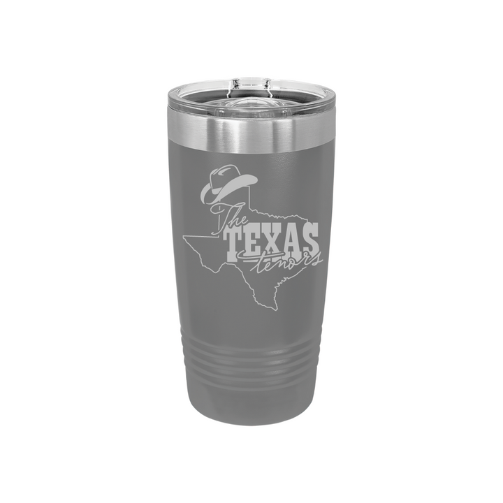 Personalized Texas Tenors 20 oz Stainless Steel Tumbler, Polar Camel