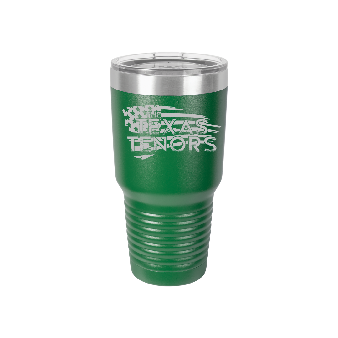 Personalized Texas Tenors 30 oz Stainless Steel Tumbler, Polar Camel