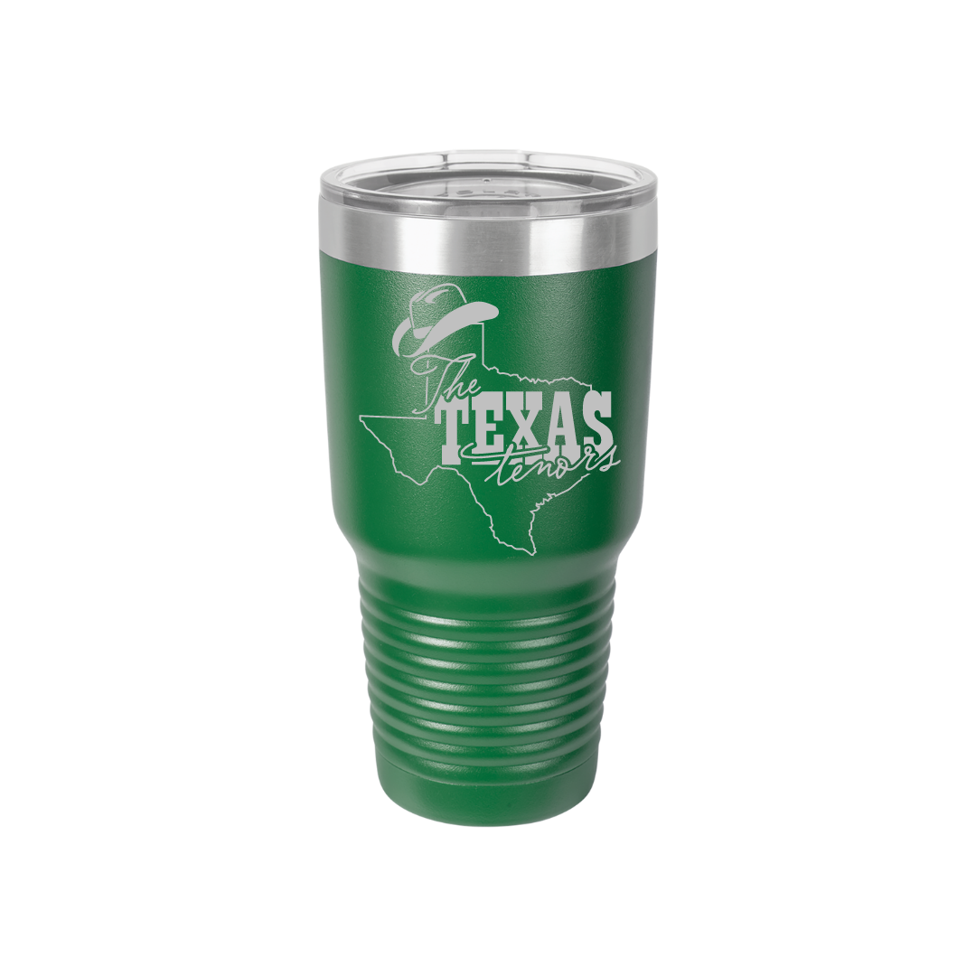 Personalized Texas Tenors 30 oz Stainless Steel Tumbler, Polar Camel