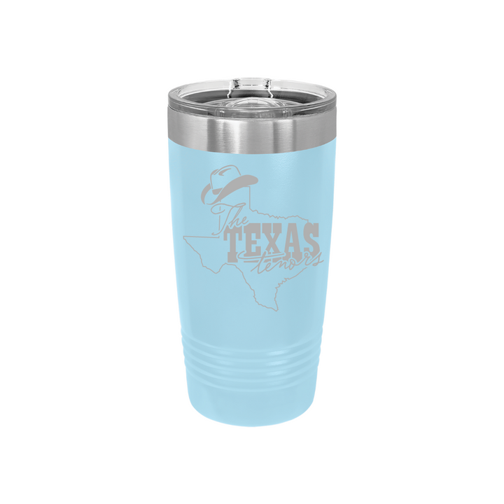 Personalized Texas Tenors 20 oz Stainless Steel Tumbler, Polar Camel