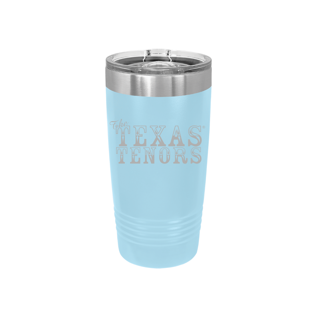 Personalized Texas Tenors 20 oz Stainless Steel Tumbler, Polar Camel