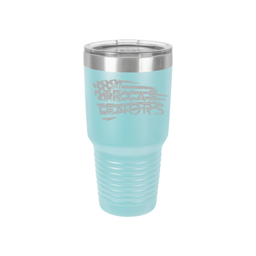 Personalized Texas Tenors 30 oz Stainless Steel Tumbler, Polar Camel