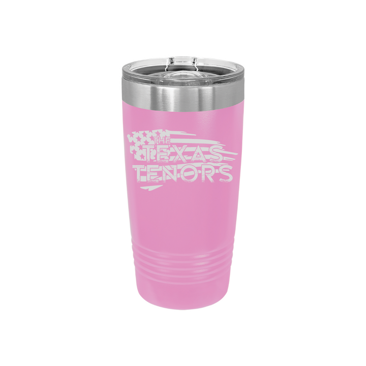 Personalized Texas Tenors 20 oz Stainless Steel Tumbler, Polar Camel