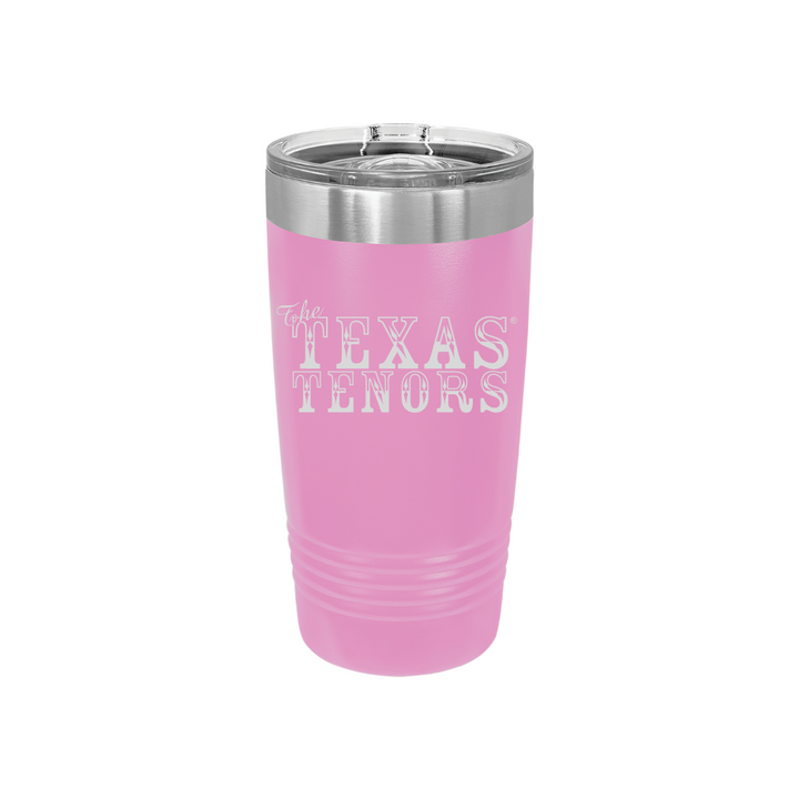 Personalized Texas Tenors 20 oz Stainless Steel Tumbler, Polar Camel