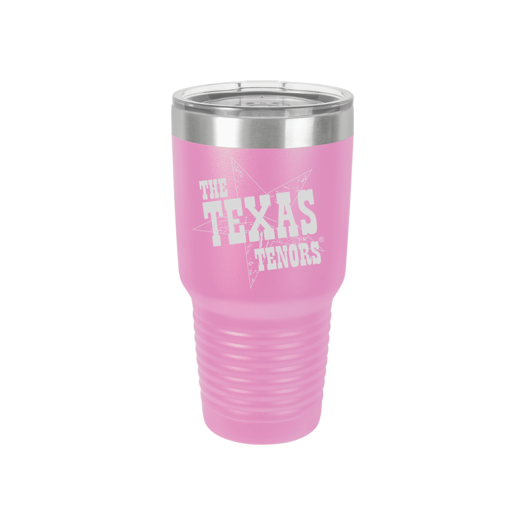 Personalized Texas Tenors 30 oz Stainless Steel Tumbler, Polar Camel