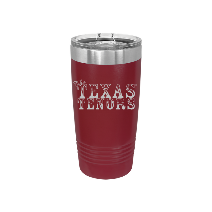 Personalized Texas Tenors 20 oz Stainless Steel Tumbler, Polar Camel