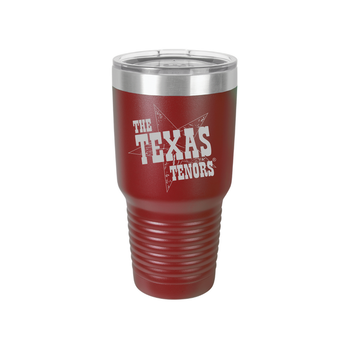 Personalized Texas Tenors 30 oz Stainless Steel Tumbler, Polar Camel