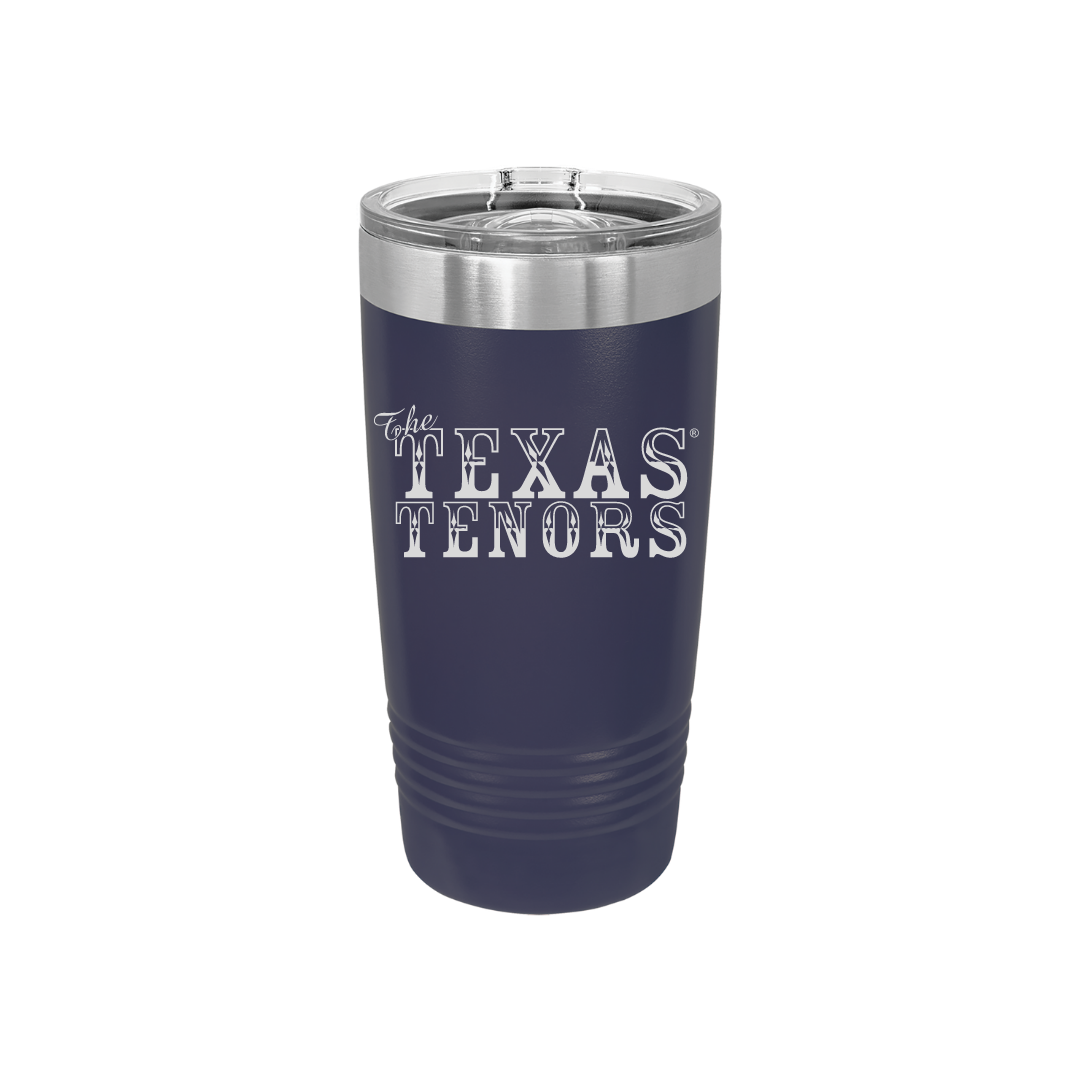 Personalized Texas Tenors 20 oz Stainless Steel Tumbler, Polar Camel