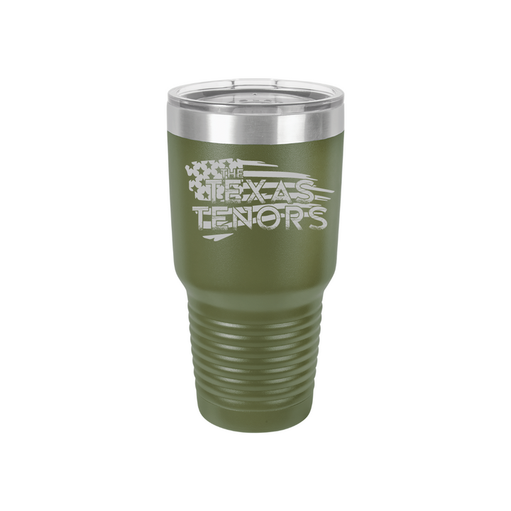 Personalized Texas Tenors 30 oz Stainless Steel Tumbler, Polar Camel