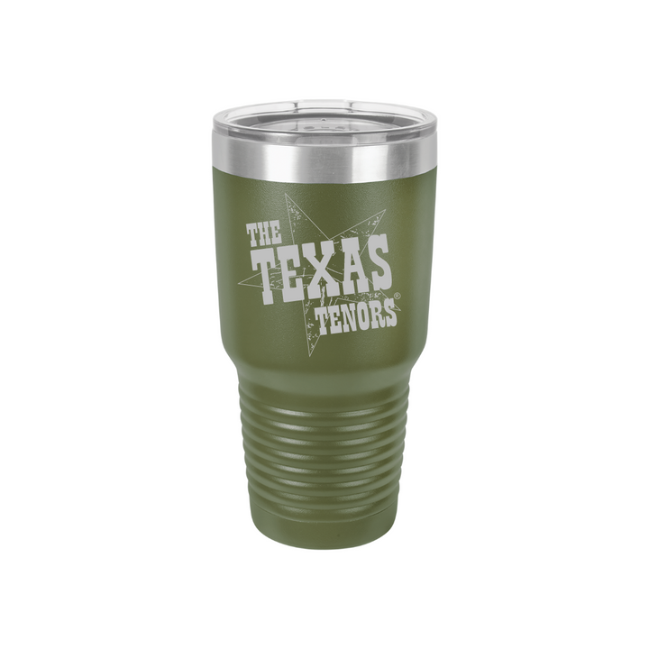 Personalized Texas Tenors 30 oz Stainless Steel Tumbler, Polar Camel