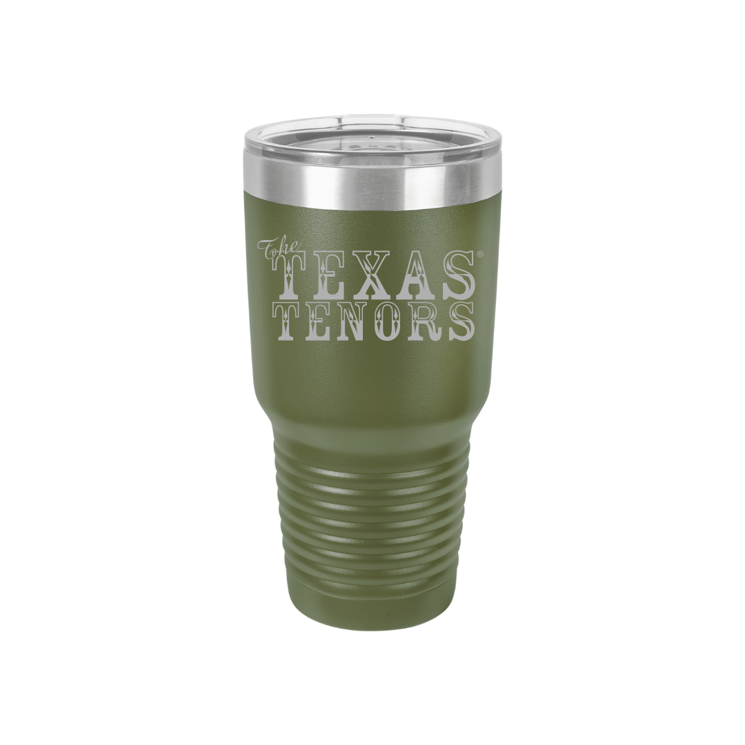 Personalized Texas Tenors 30 oz Stainless Steel Tumbler, Polar Camel