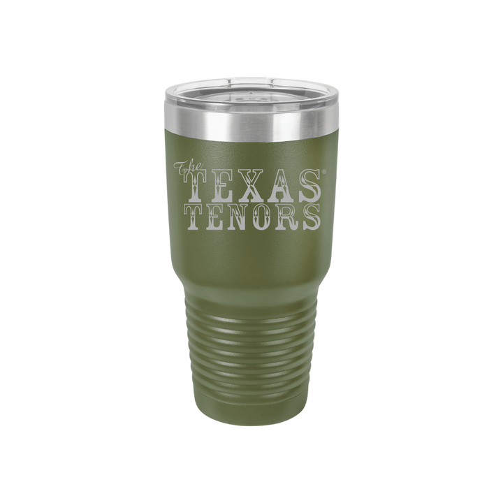 Personalized Texas Tenors 30 oz Stainless Steel Tumbler, Polar Camel