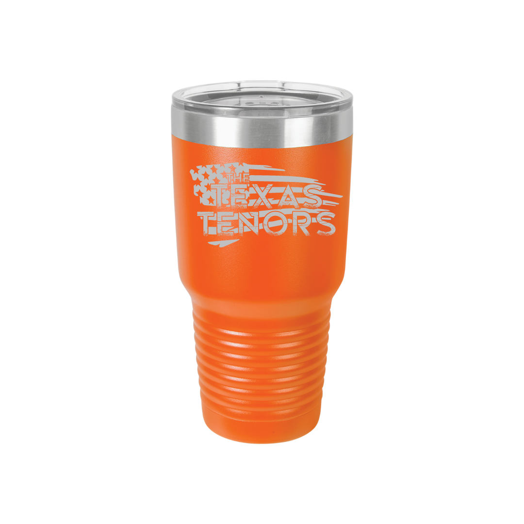 Personalized Texas Tenors 30 oz Stainless Steel Tumbler, Polar Camel