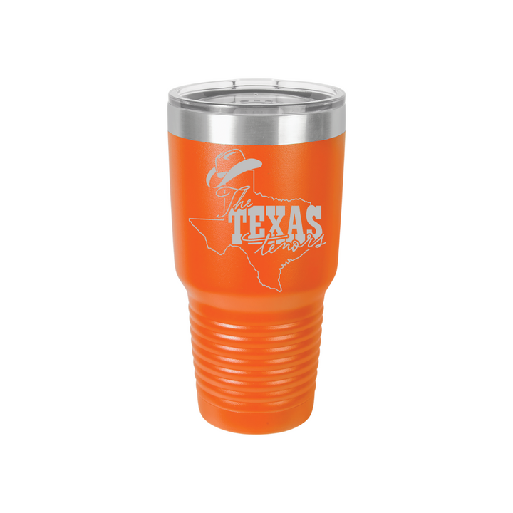 Personalized Texas Tenors 30 oz Stainless Steel Tumbler, Polar Camel