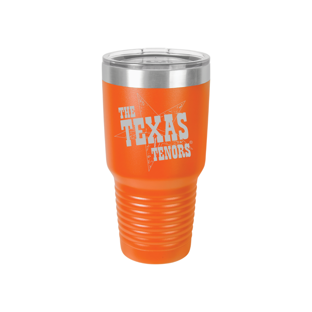 Personalized Texas Tenors 30 oz Stainless Steel Tumbler, Polar Camel