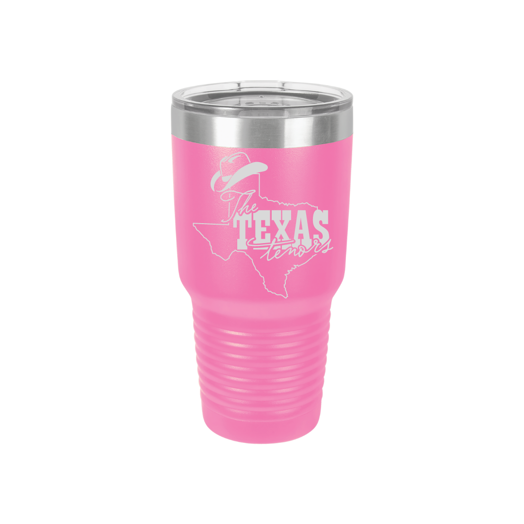 Personalized Texas Tenors 30 oz Stainless Steel Tumbler, Polar Camel