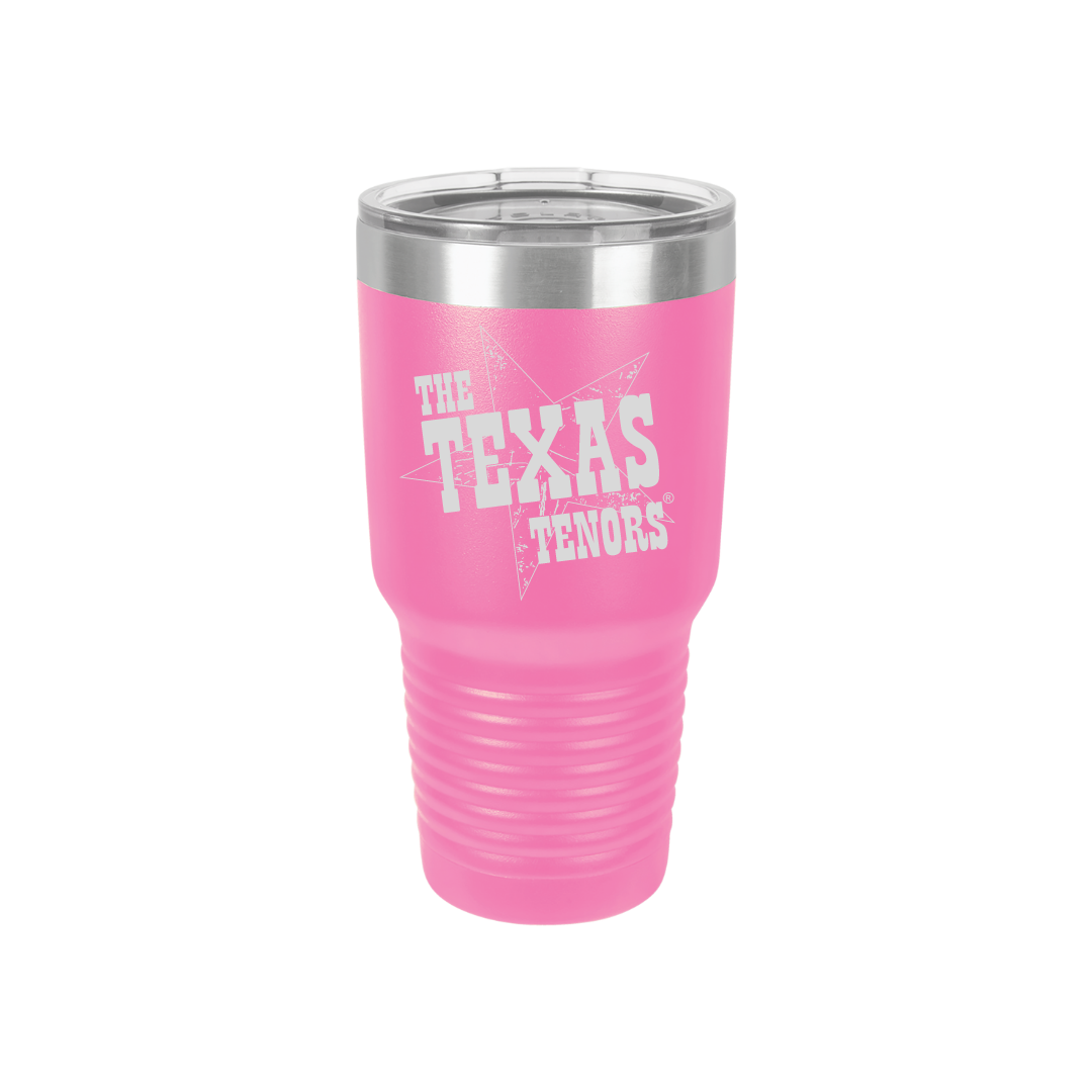 Personalized Texas Tenors 30 oz Stainless Steel Tumbler, Polar Camel