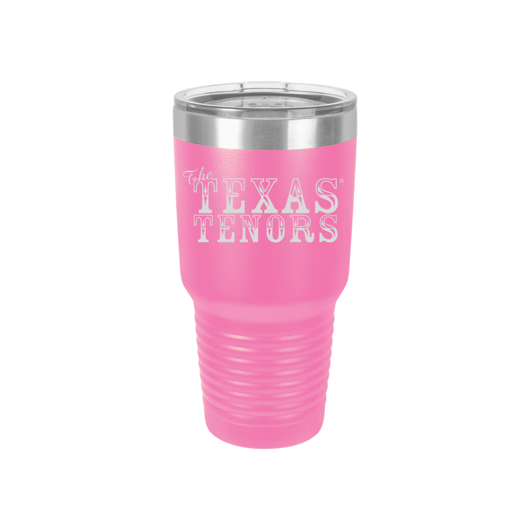 Personalized Texas Tenors 30 oz Stainless Steel Tumbler, Polar Camel