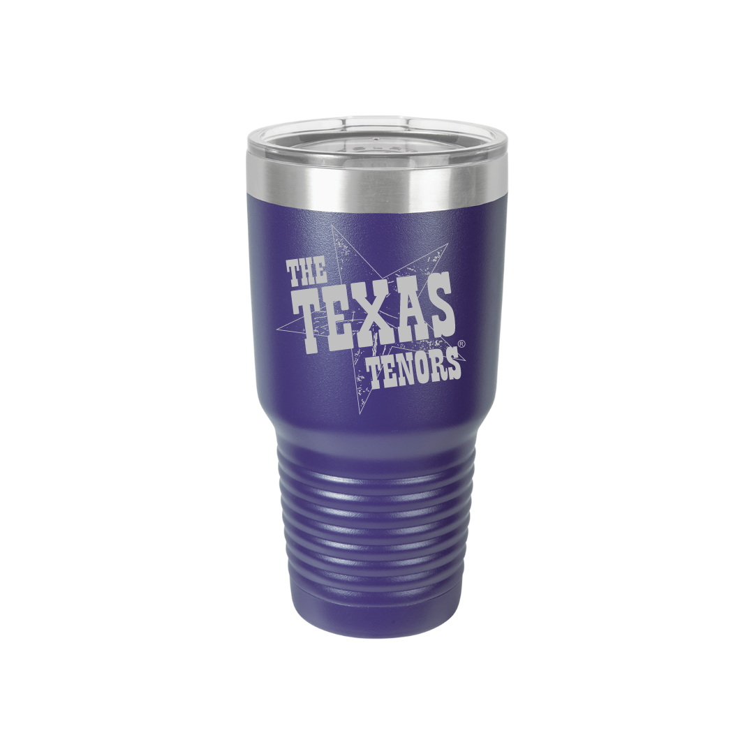 Personalized Texas Tenors 30 oz Stainless Steel Tumbler, Polar Camel