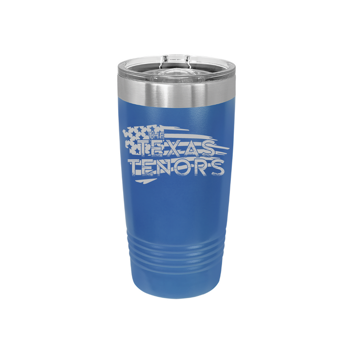 Personalized Texas Tenors 20 oz Stainless Steel Tumbler, Polar Camel