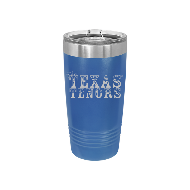 Personalized Texas Tenors 20 oz Stainless Steel Tumbler, Polar Camel