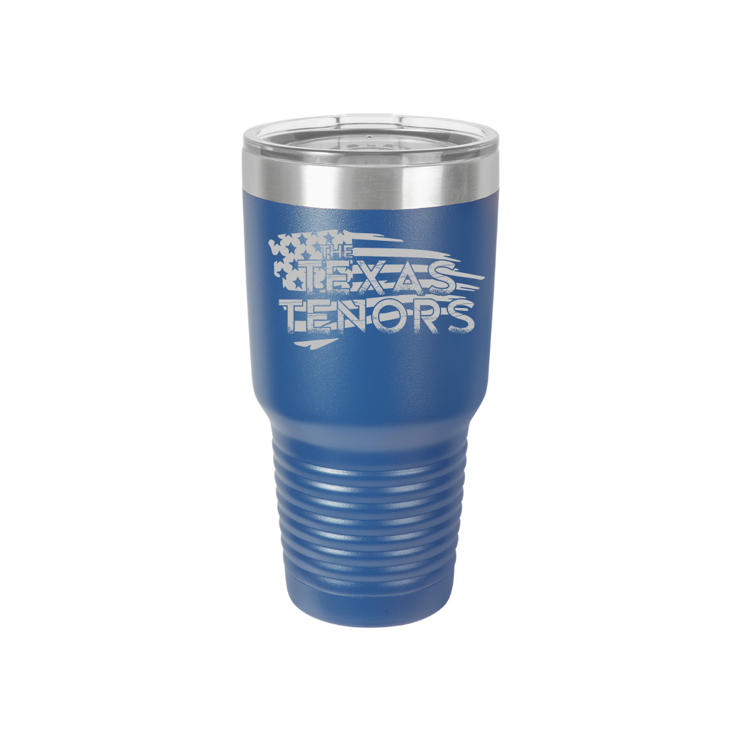 Personalized Texas Tenors 30 oz Stainless Steel Tumbler, Polar Camel