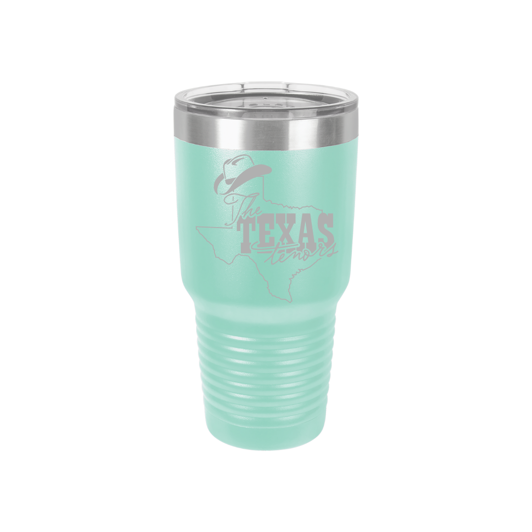 Personalized Texas Tenors 30 oz Stainless Steel Tumbler, Polar Camel