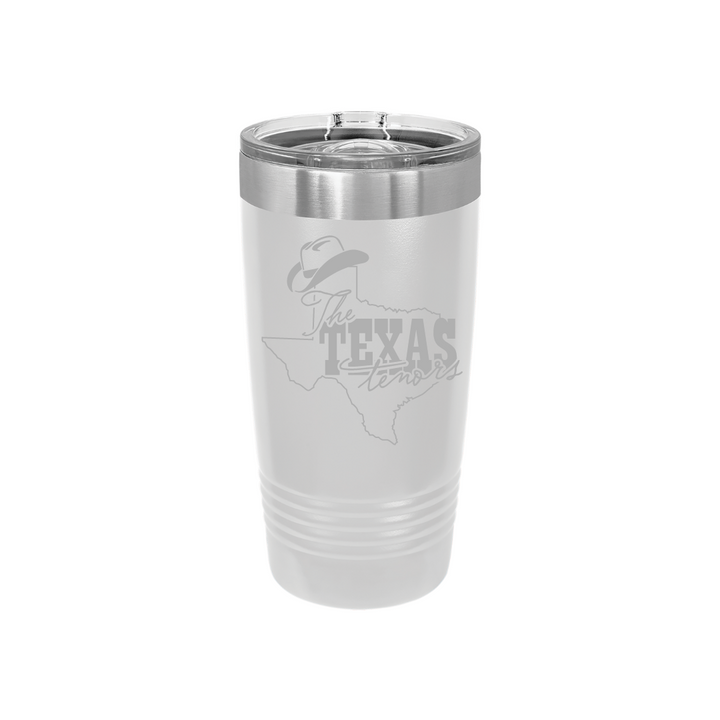 Personalized Texas Tenors 20 oz Stainless Steel Tumbler, Polar Camel