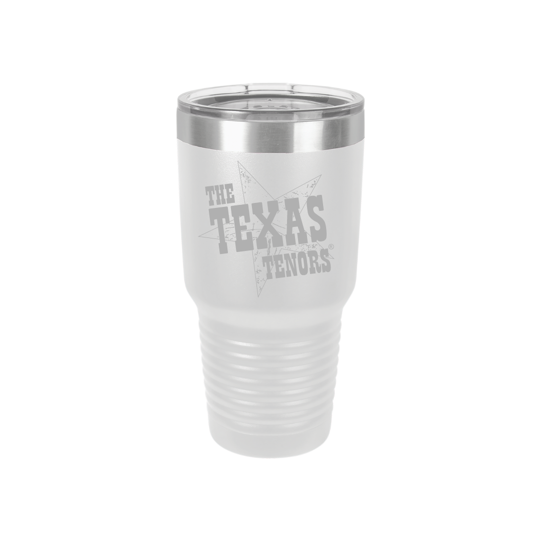 Personalized Texas Tenors 30 oz Stainless Steel Tumbler, Polar Camel