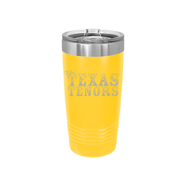 Personalized Texas Tenors 20 oz Stainless Steel Tumbler, Polar Camel