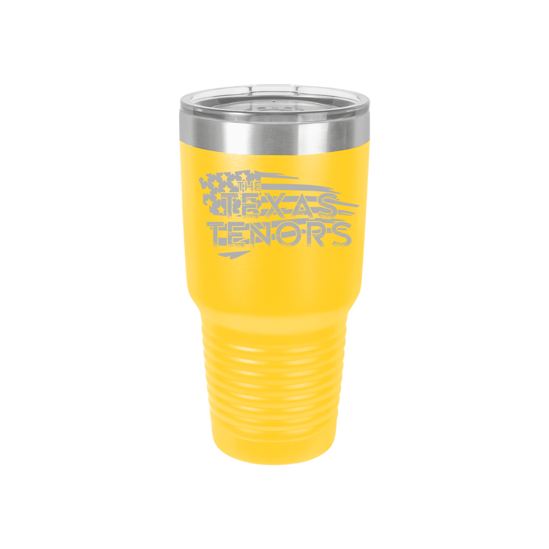 Personalized Texas Tenors 30 oz Stainless Steel Tumbler, Polar Camel