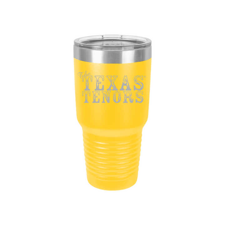 Personalized Texas Tenors 30 oz Stainless Steel Tumbler, Polar Camel